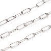 Tarnish Resistant 304 Stainless Steel Paperclip Chains CHS-F010-01D-P-2