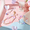 30Pcs Transparent Glass Beads GLAA-TADJ0001-02C-5