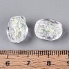 Handmade Foil Glass Beads Strands FOIL-N033-02H-4
