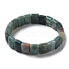 Natural Indian Agate Stretch Bracelets BJEW-F406-B28-2