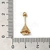 Brass Micro Pave Cubic Zirconia Pendant Bails KK-F865-12G-4