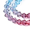 Baking Painted Glass Bead Strands DGLA-A039-T6mm-A017-3