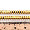 Electroplated Synthetic Non-magnetic Hematite Beads Strands G-T139-61B-4