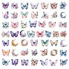 50Pcs Butterfly PVC Waterproof Stickers STIC-D300-09-5