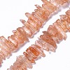 Natural Crackle Quartz Crystal Dyed Beads Strands G-I345-05H-1