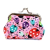 Ladybug Printed Cloth Kiss Lock Wallets PW-WG6DBBF-03-1