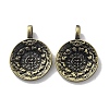 Tibetan Style Brass Pendants KK-M284-33AB-1
