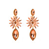 Sparkling Geometric Earrings with Alloy and Colorful Rhinestones for Women's Party Look ST6229480-1