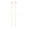 Creative Star Cubic Zirconia Earring Strap EJEW-JE04692-2