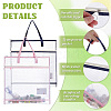 7Pcs 7 Styles PVC Double Layer Storage Tote Bags ABAG-DL0001-02-3