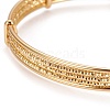 Long-Lasting Plated Brass Cuff Bangles BJEW-E370-12G-3