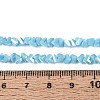 Electroplate Opaque Glass Beads Strands GLAA-N022-4mm-18-2