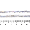 Electroplate Transparent Glass Beads Strands EGLA-H106-01A-FR01-4