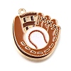 Baseball Alloy Enamel Pendants AL-CBA2166-01G-06-1