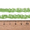 Imitation Jade Glass Beads Strands GLAA-Q118-01A-A01-4