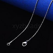 Non-Tarnish 304 Stainless Steel Coreana Chain Necklace NJEW-S420-006D-P