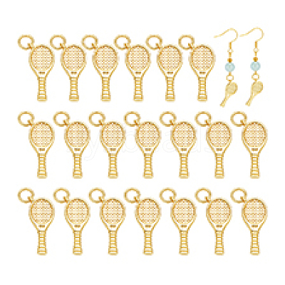 20Pcs Sports Brass Pendants KK-PH0014-26-1