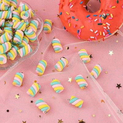 Handmade Polymer Clay Charms LS-X-CLAY-T016-83B-1