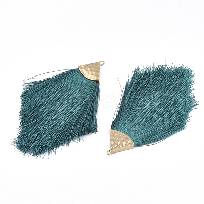 Polyester Tassel Big Pendant Decorations FIND-T042-08-1