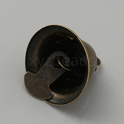 Iron Bell Pendants IFIN-WH20007-04AB-05-1