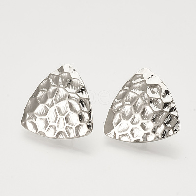 Brass Ear Stud Findings KK-S336-21P-1
