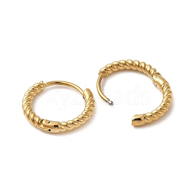 304 Stainless Steel Croissant Hoop Earrings for Women X-EJEW-Q781-07G-1
