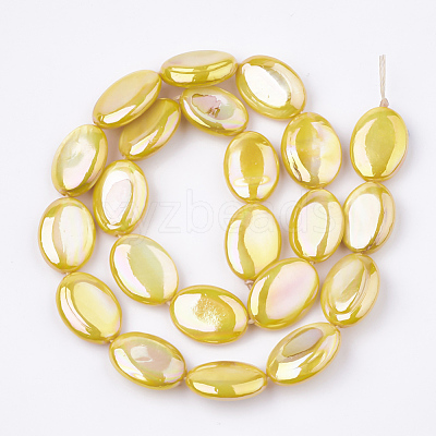 AB Color Freshwater Shell Beads Strands SHEL-S274-39D-1