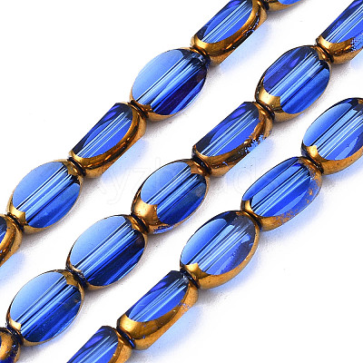 Electroplate Glass Beads Strands LS-EGLA-N008-015E-1