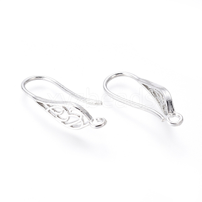 Brass Earring Hooks KK-G374-11P-1