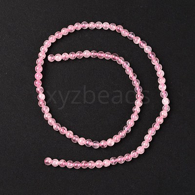 Natural Madagascar Rose Quartz Beads Strads X-G-D655-4mm-1