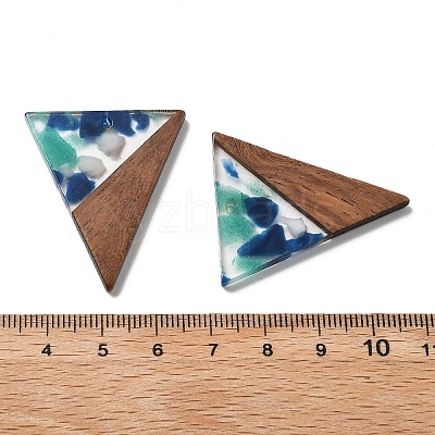 Resin and Walnut Pendants FIND-R051-01D-1