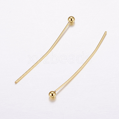 Brass Ball Head Pins KK-E725-03G-1