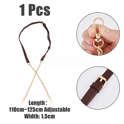 Adjustable PU Leather Bag Shoulder Straps FIND-WH0137-16B-1
