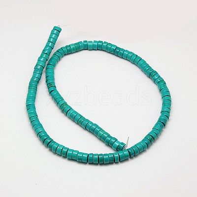 Natural Magnesite Beads Strands G-N0132-03-6mm-1