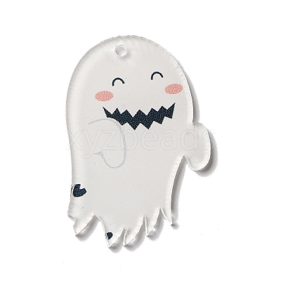 Halloween Printing Acrylic Pendants FIND-K017-05F-1