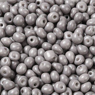 6/0 Opaque Baking Paint Glass Seed Beads X1-SEED-M012-02A-17-1