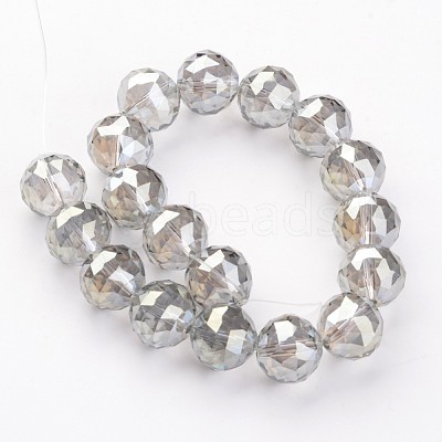 Electroplate Glass Bead Strands EGLA-J140-FR04-14mm-1