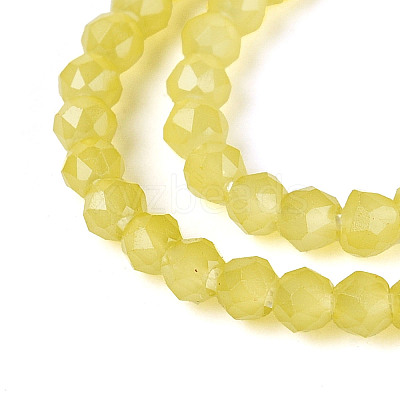 Imitation Jade Glass Beads Strands GLAA-T028-2mm-11J-1