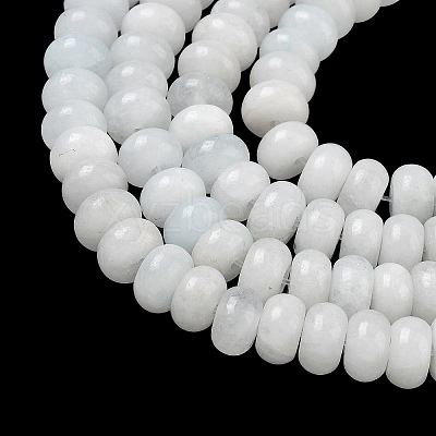 Dyed Natural White Jade Beads Strands GG-CBA9281-A19-5x8mm-1