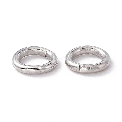Non-Tarnish 304 Stainless Steel Open Jump Rings X-STAS-C040-01E-P-1