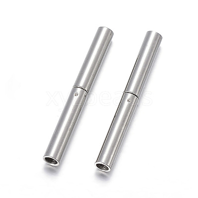 Non-Tarnish 304 Stainless Steel Bayonet Clasps LS-X-STAS-F108-12P-1.7mm-1