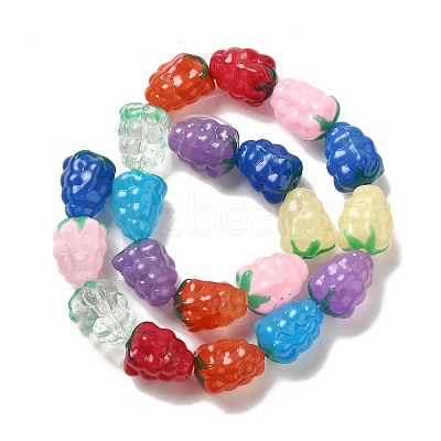 Handmade Lampwork Beads Strands LAMP-G162-05A-1