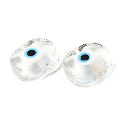 Handmade Evil Eye Lampwork Beads LAMP-G168-02-04-1