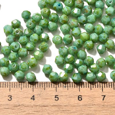 Picasso Baking Paint Glass Seed Beads SEED-A032-02A-05-1