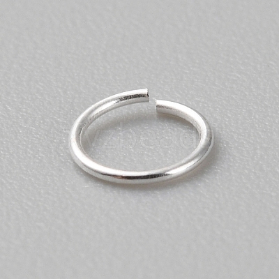 925 Sterling Silver Open Jump Rings STER-WH0008-30-1