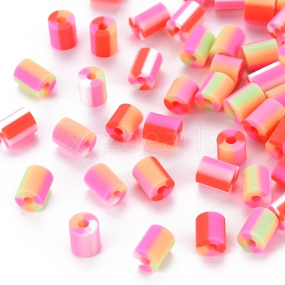 Fixed Mixed 3 Style Handmade Polymer Clay Beads CLAY-S096-012A-1