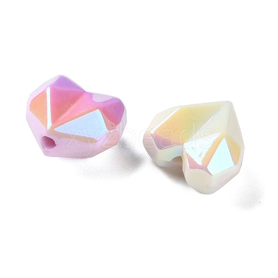 Opaque UV Plating Acrylic Beads PACR-D288-13-1