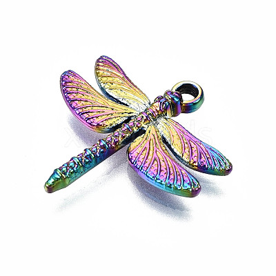 Rainbow Color Alloy Pendants PALLOY-S180-051-RS-1