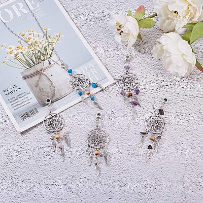 Alloy European Dangle Charms PALLOY-PH0001-25AS-WH-1