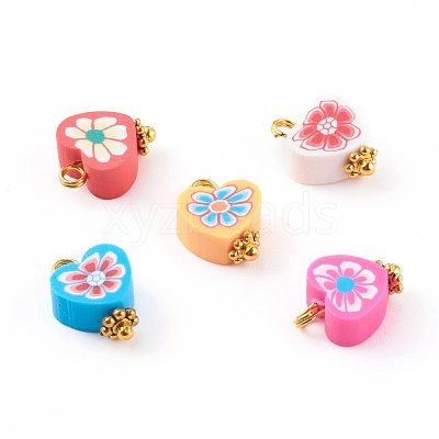Handmade Polymer Clay Charms PALLOY-JF00706-1